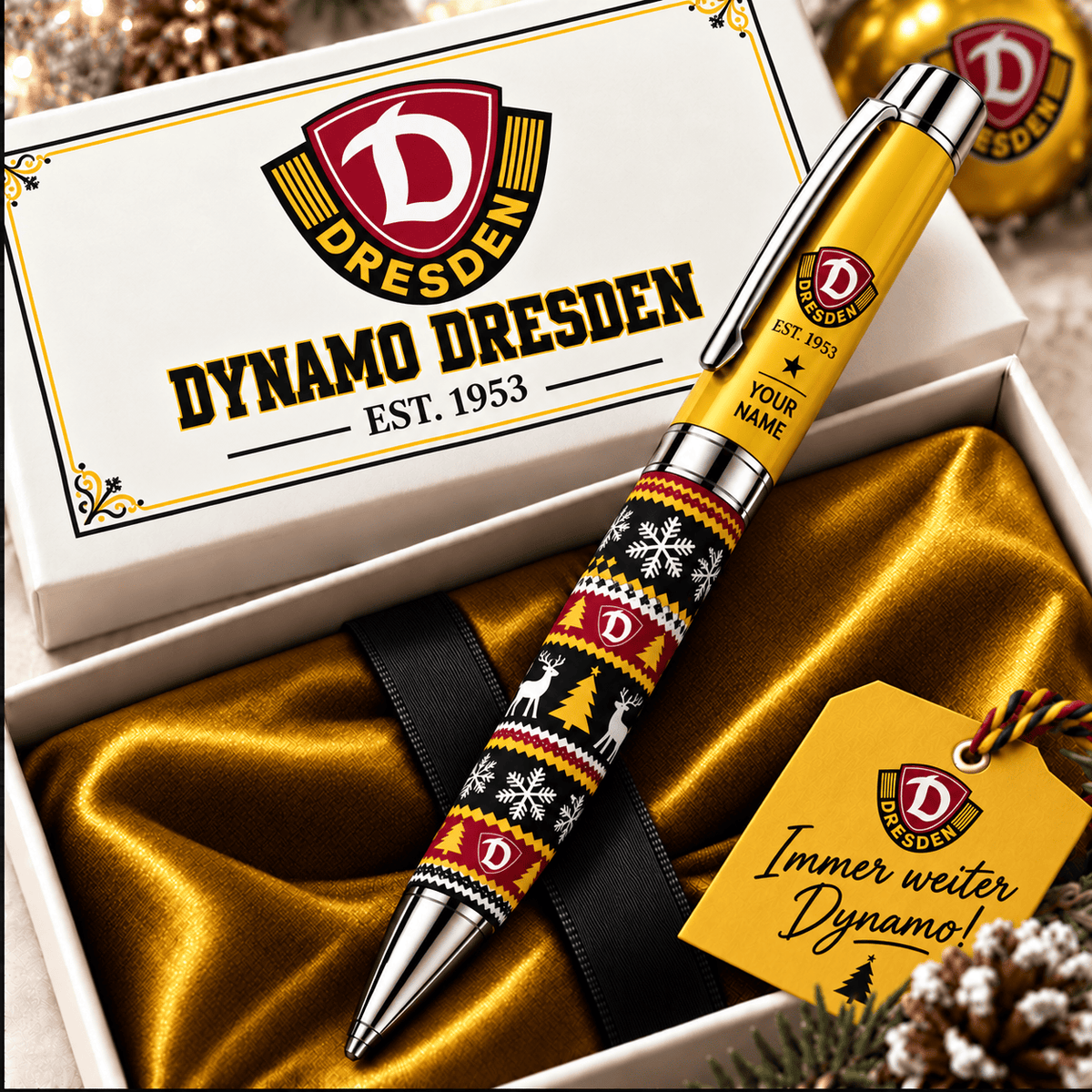 Dynamo Dresden Personalized Holiday Ballpoint Pen
