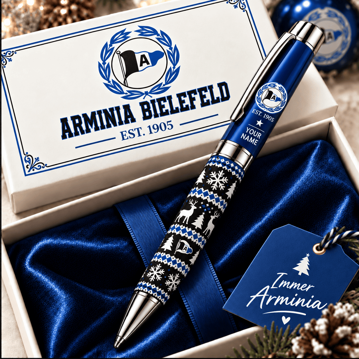 Arminia Bielefeld Personalized Holiday Ballpoint Pen