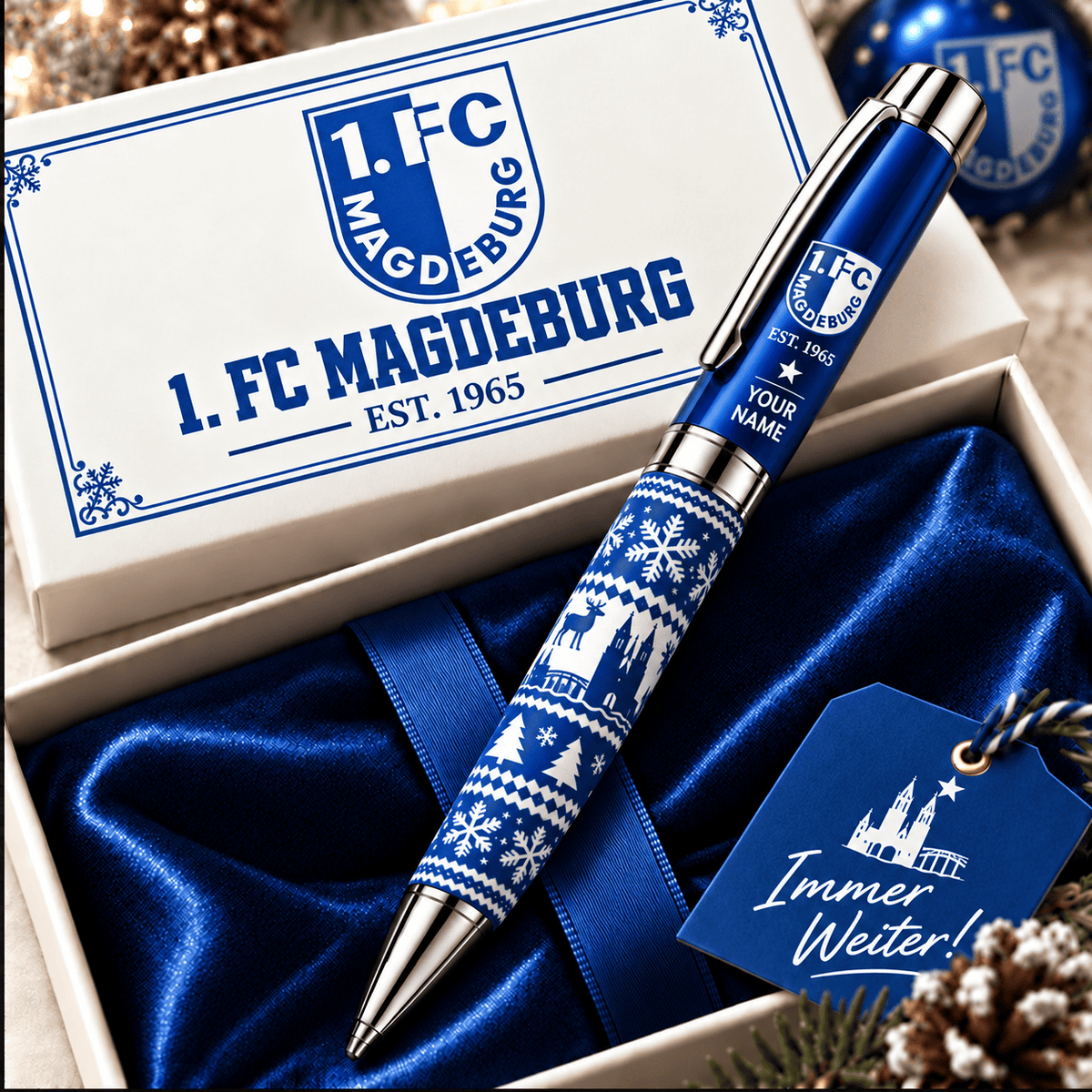 FC Magdeburg Personalized Holiday Ballpoint Pen