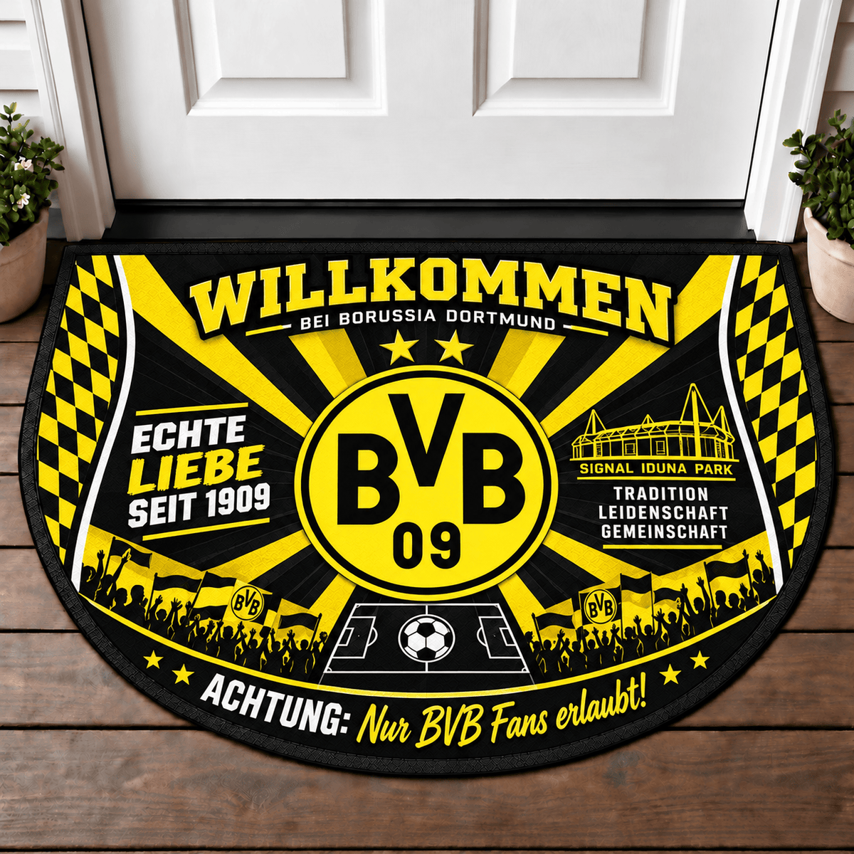 Borussia Dortmund Doormat Gift For Fan - Limited Edition