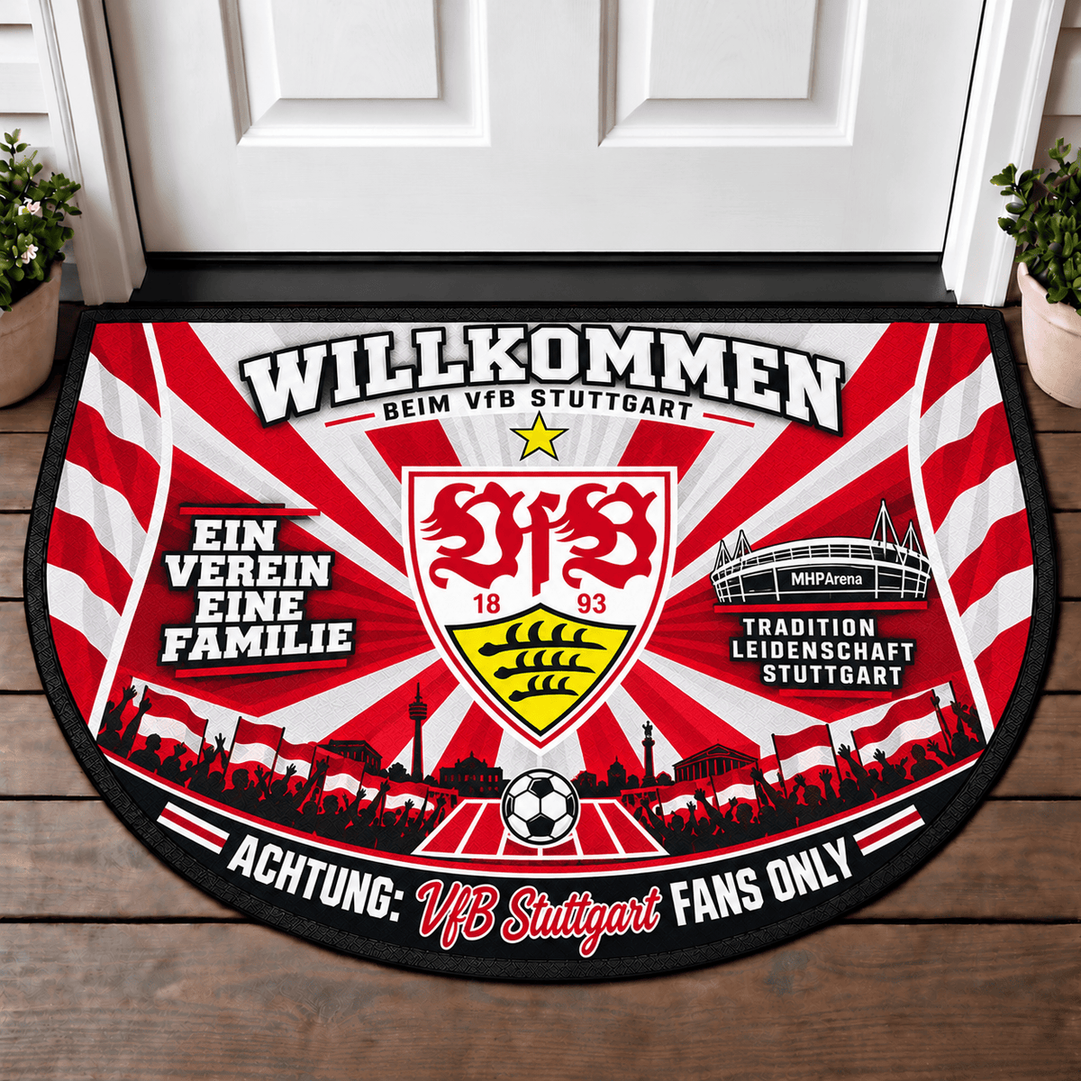 VfB Stuttgart Doormat Gift For Fan - Limited Edition