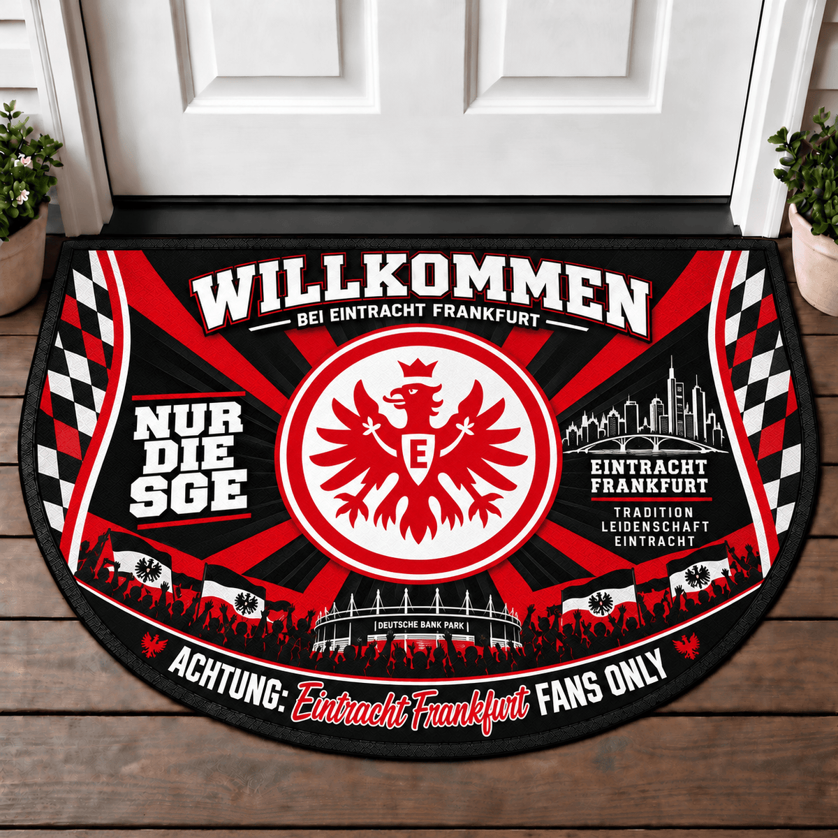 Eintracht Frankfurt Doormat Gift For Fan - Limited Edition