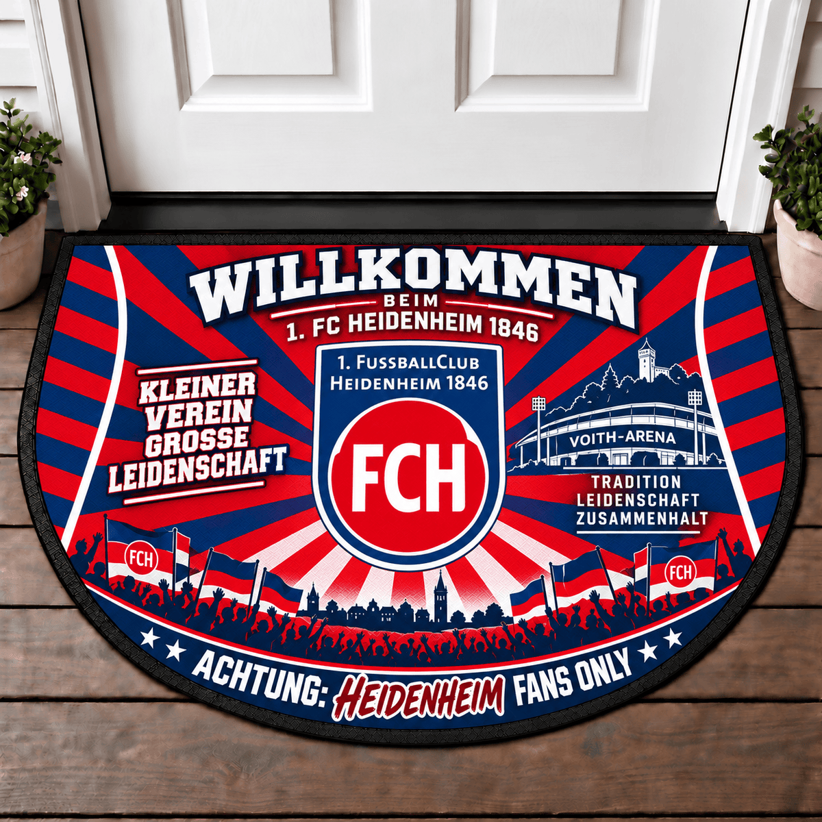 FC Heidenheim Doormat Gift For Fan - Limited Edition