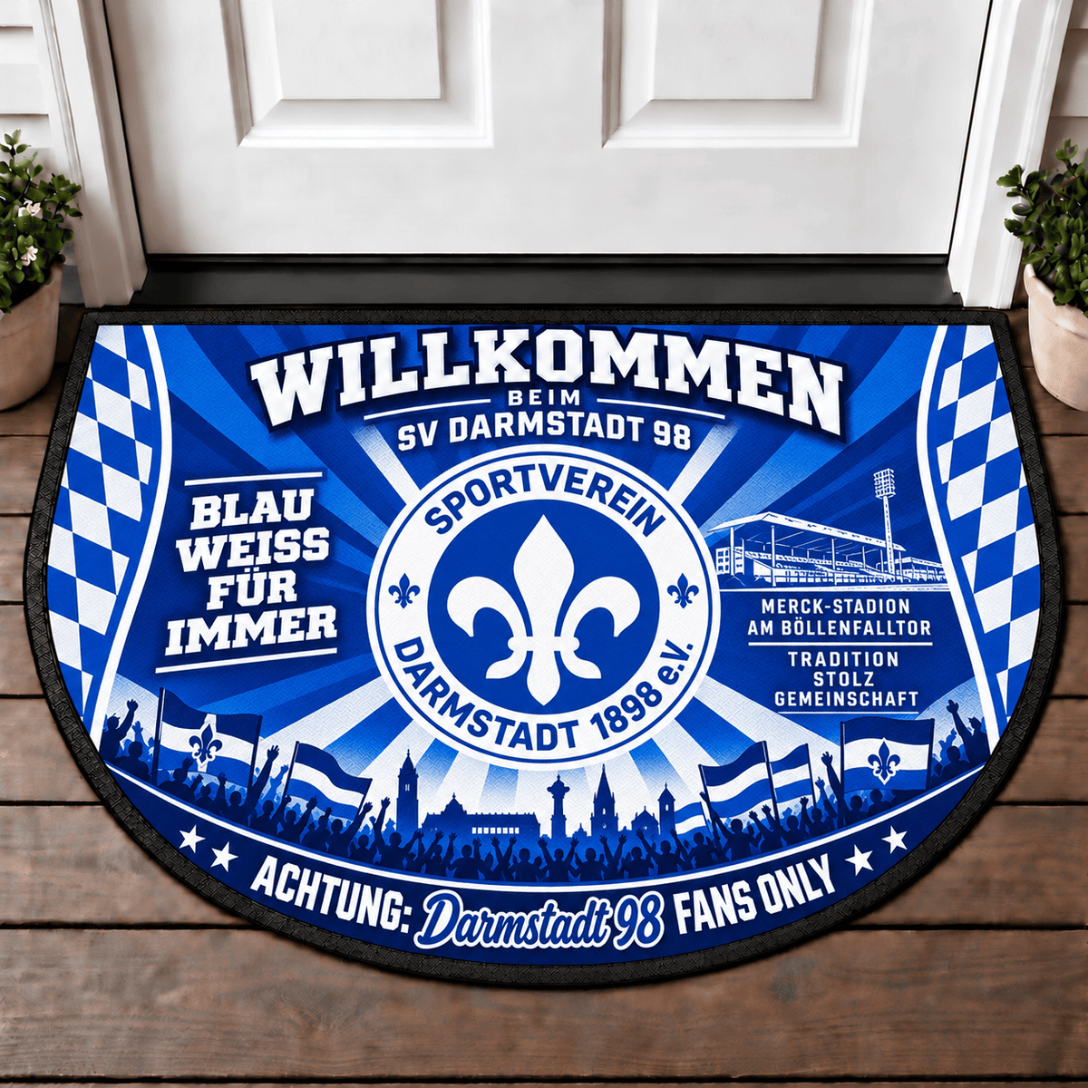SV Darmstadt 98 Doormat Gift For Fan - Limited Edition