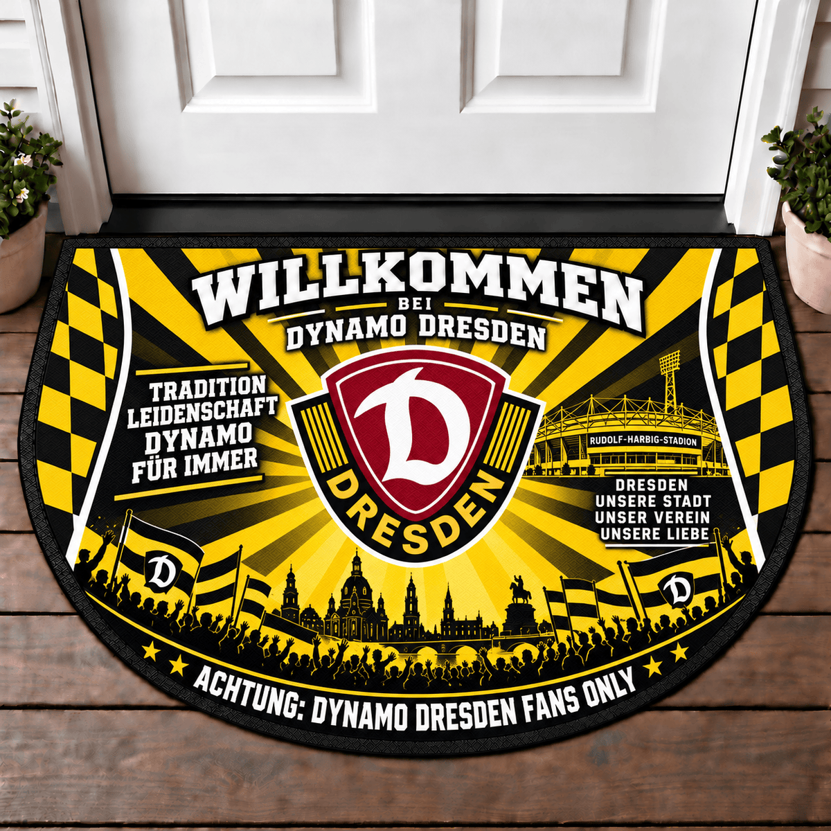 Dynamo Dresden Doormat Gift For Fan - Limited Edition
