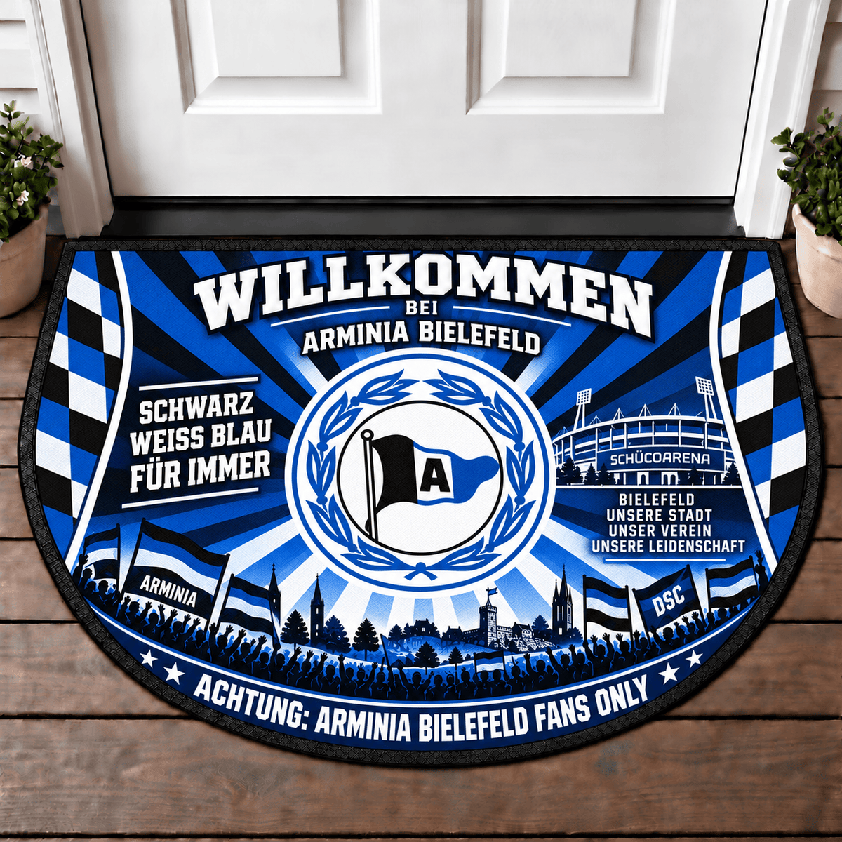Arminia Bielefeld Doormat Gift For Fan - Limited Edition