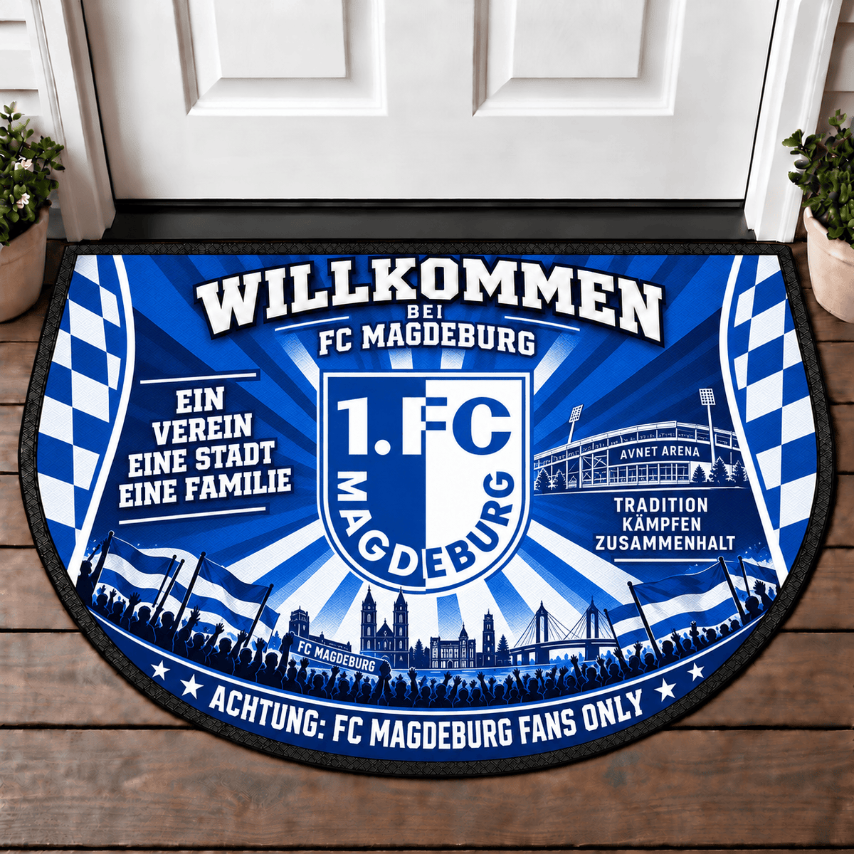FC Magdeburg Doormat Gift For Fan - Limited Edition