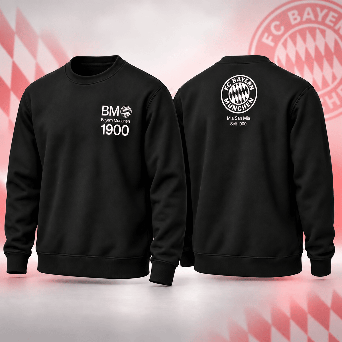 Bayern Munich BDL Sweatshirt – Minimalist Football Fan Crewneck Jumper