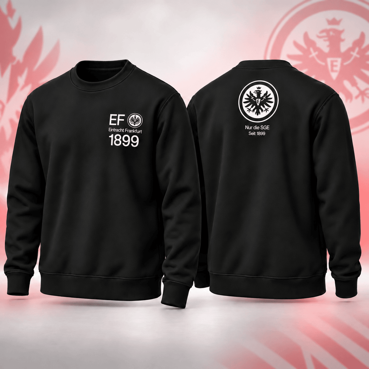 Eintracht Frankfurt BDL Sweatshirt – Minimalist Football Fan Crewneck Jumper