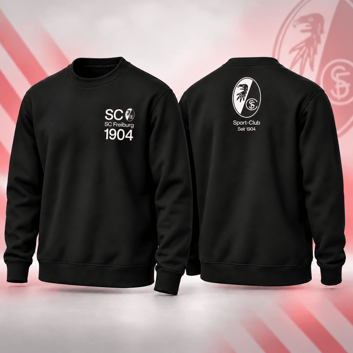 SC Freiburg BDL Sweatshirt – Minimalist Football Fan Crewneck Jumper