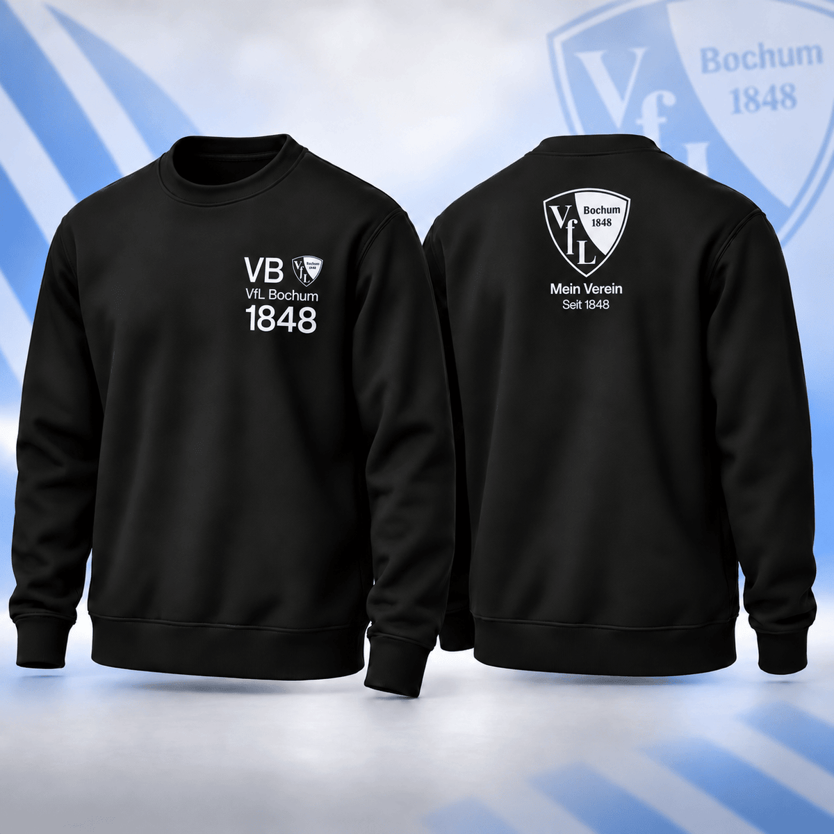 VfL Bochum BDL Sweatshirt – Minimalist Football Fan Crewneck Jumper