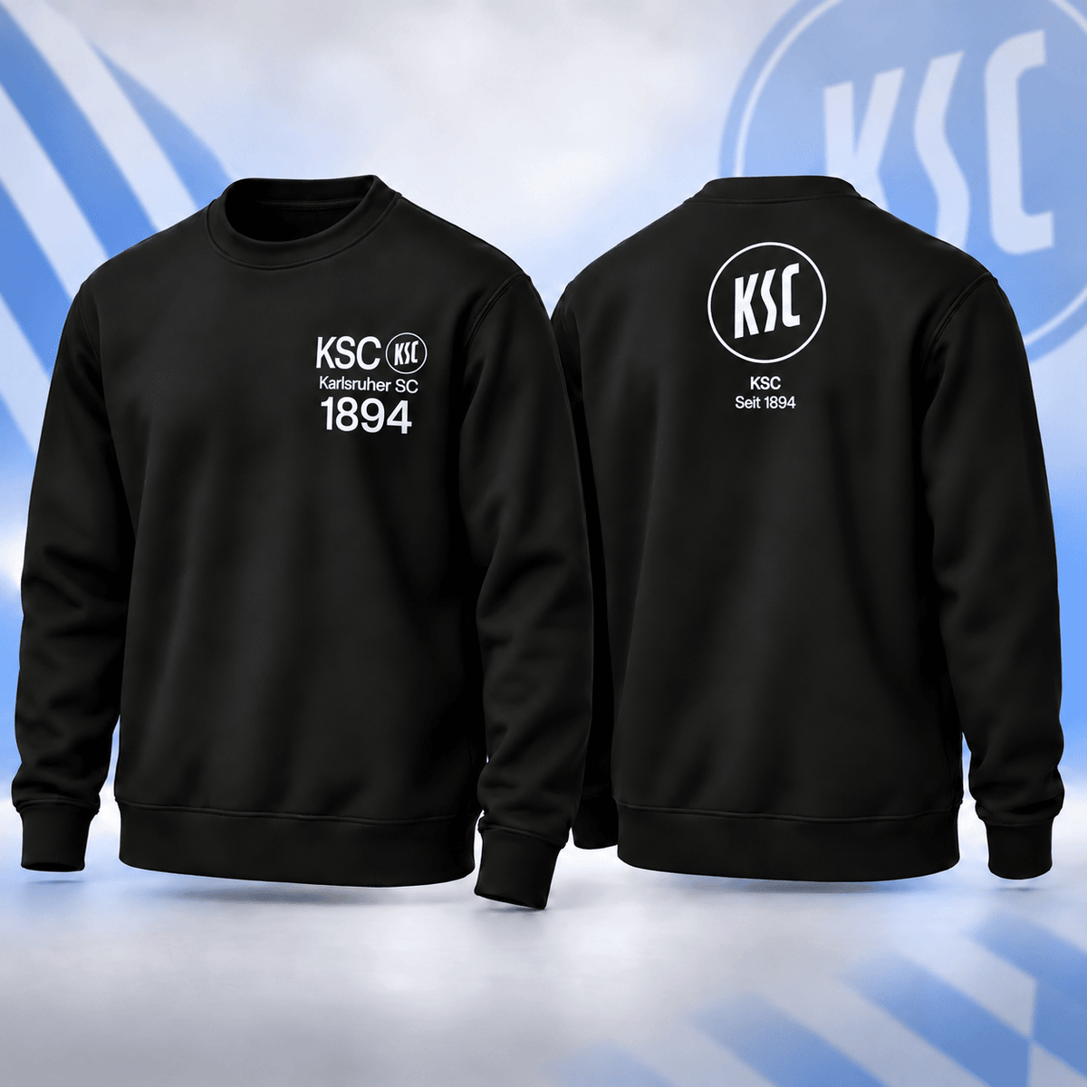 Karlsruher SC BDL Sweatshirt – Minimalist Football Fan Crewneck Jumper