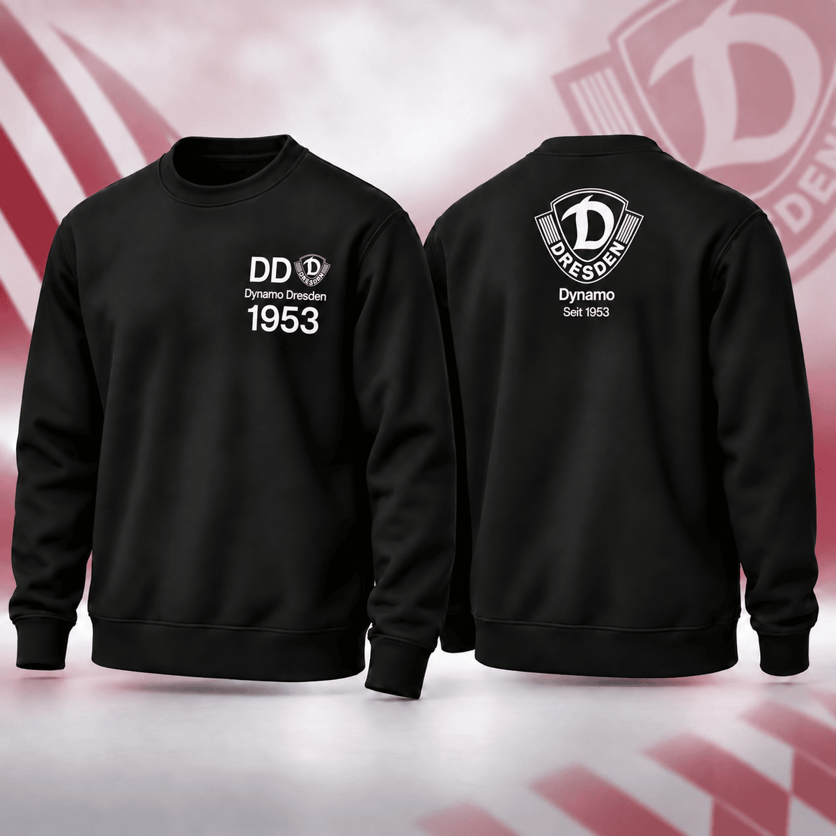 Dynamo Dresden BDL Sweatshirt – Minimalist Football Fan Crewneck Jumper