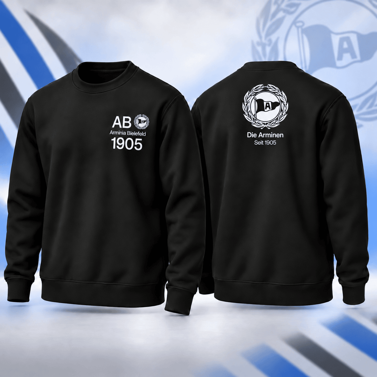 Arminia Bielefeld BDL Sweatshirt – Minimalist Football Fan Crewneck Jumper
