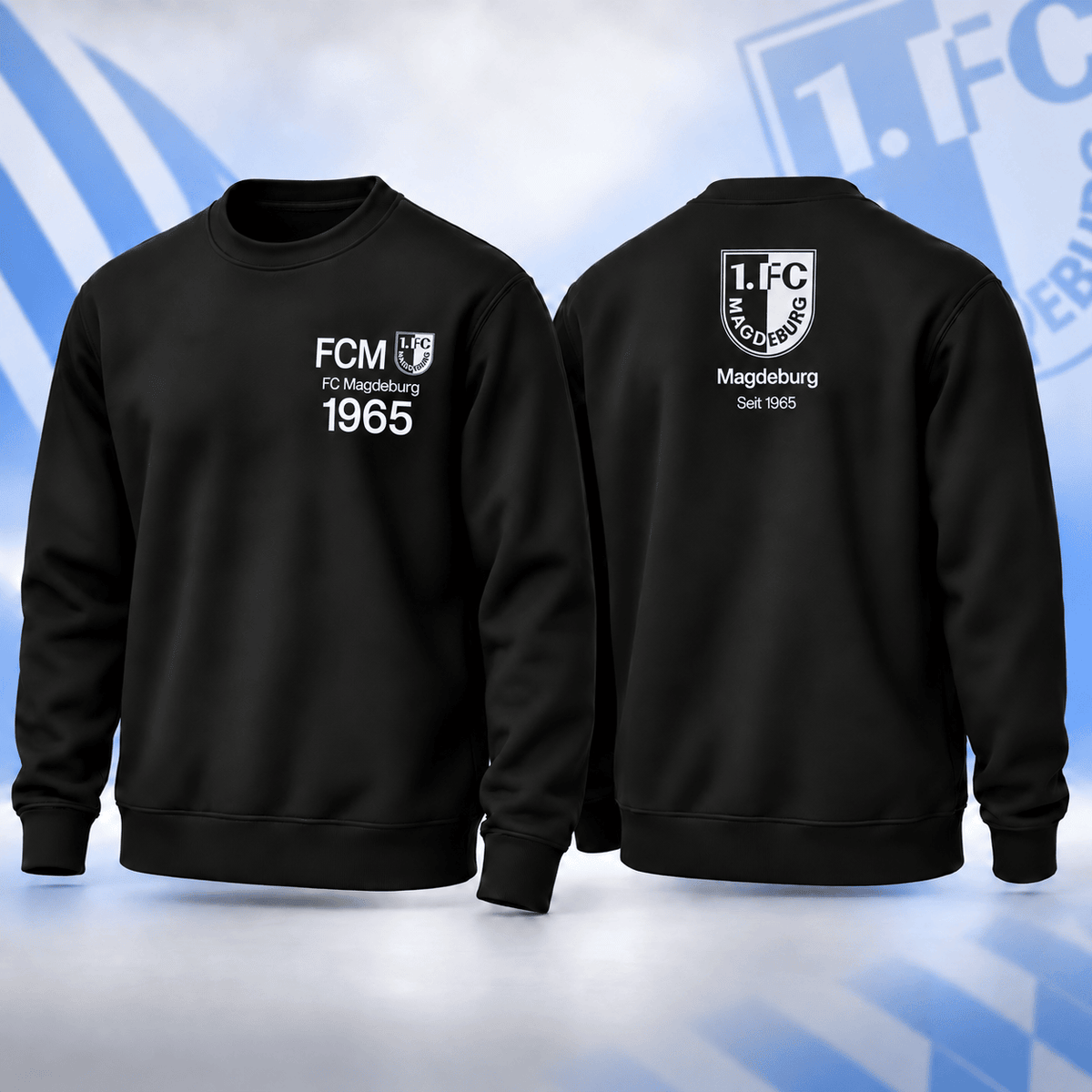 FC Magdeburg BDL Sweatshirt – Minimalist Football Fan Crewneck Jumper