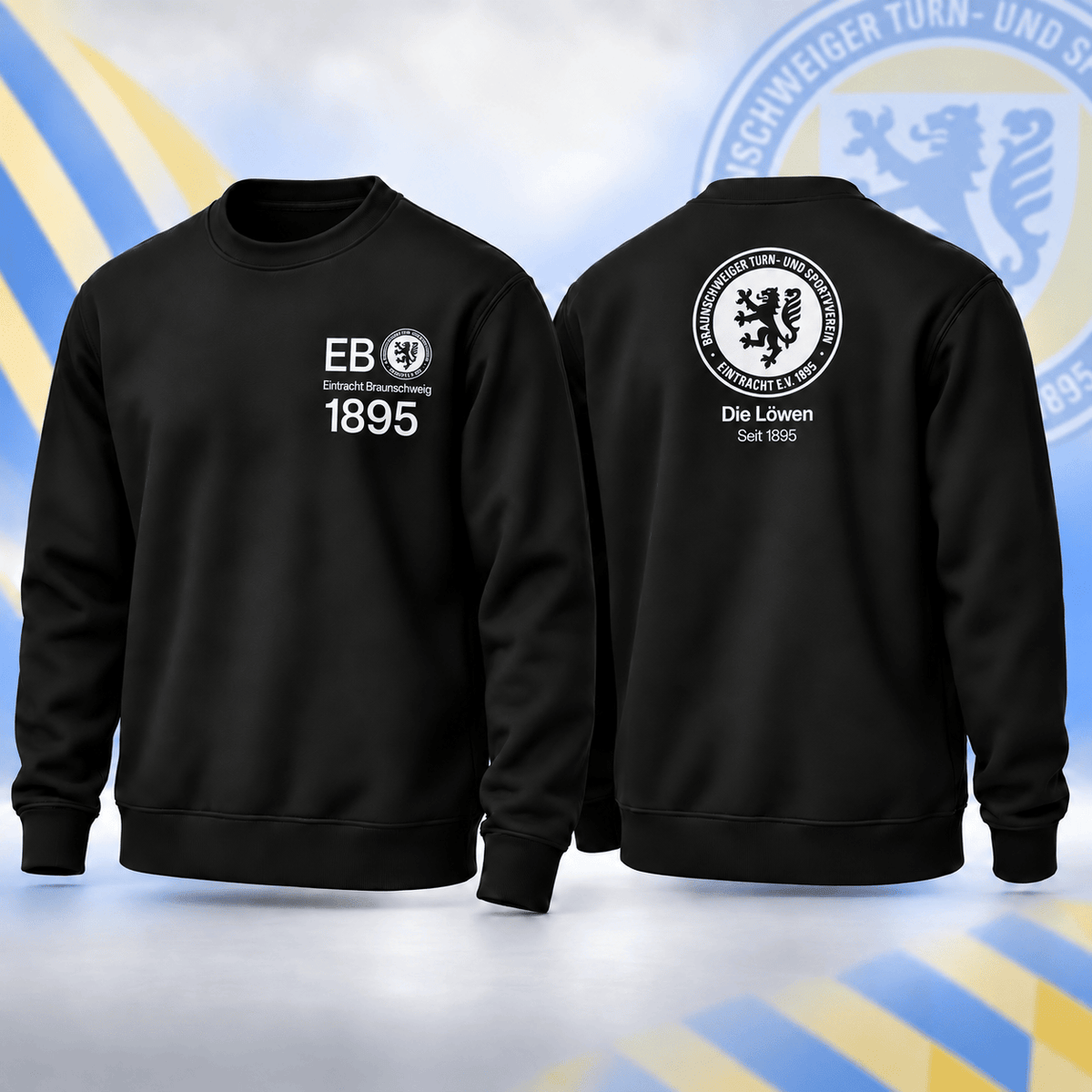 Eintracht Braunschweig BDL Sweatshirt – Minimalist Football Fan Crewneck Jumper