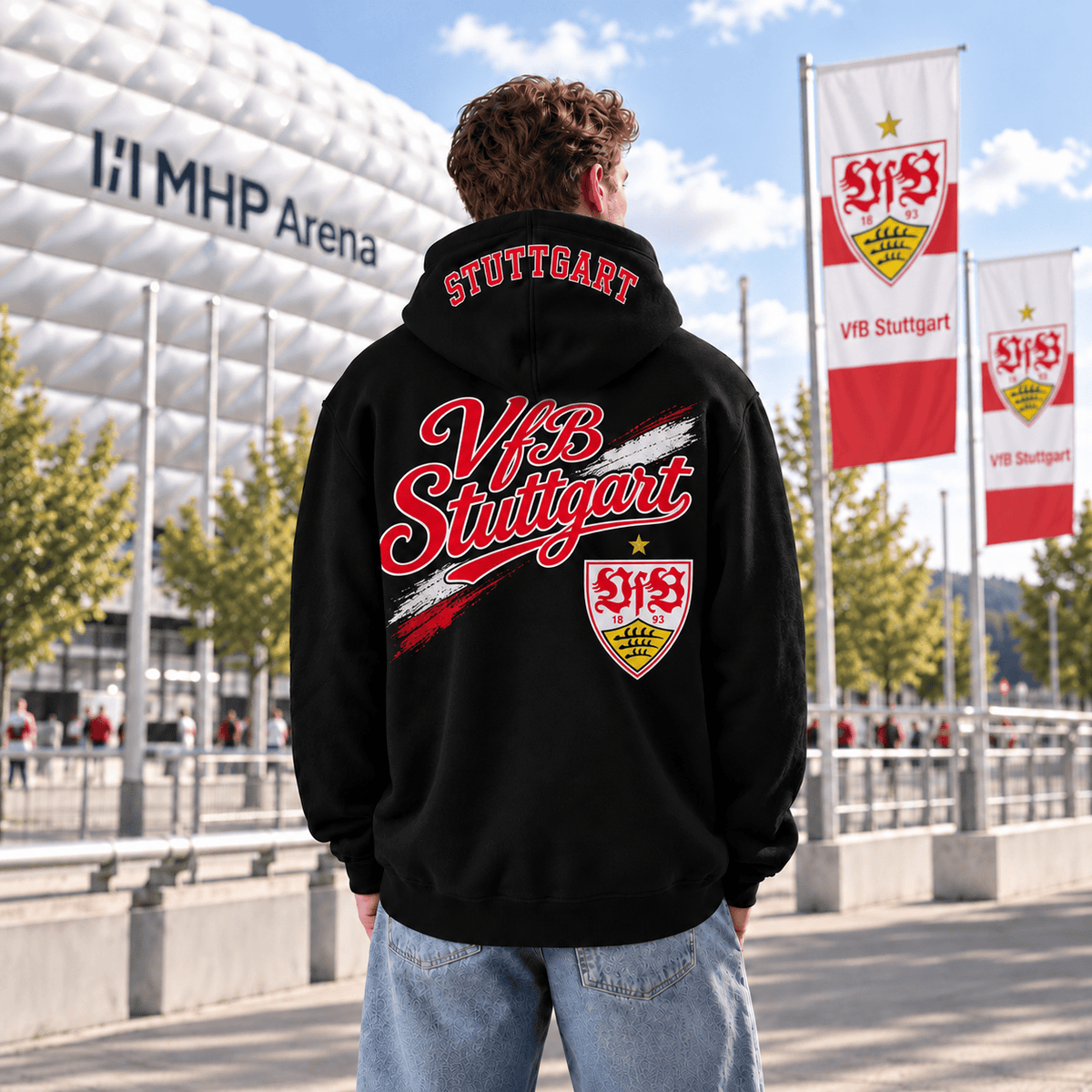 VfB Stuttgart BDL Hoodie – Black Football Fan Pullover
