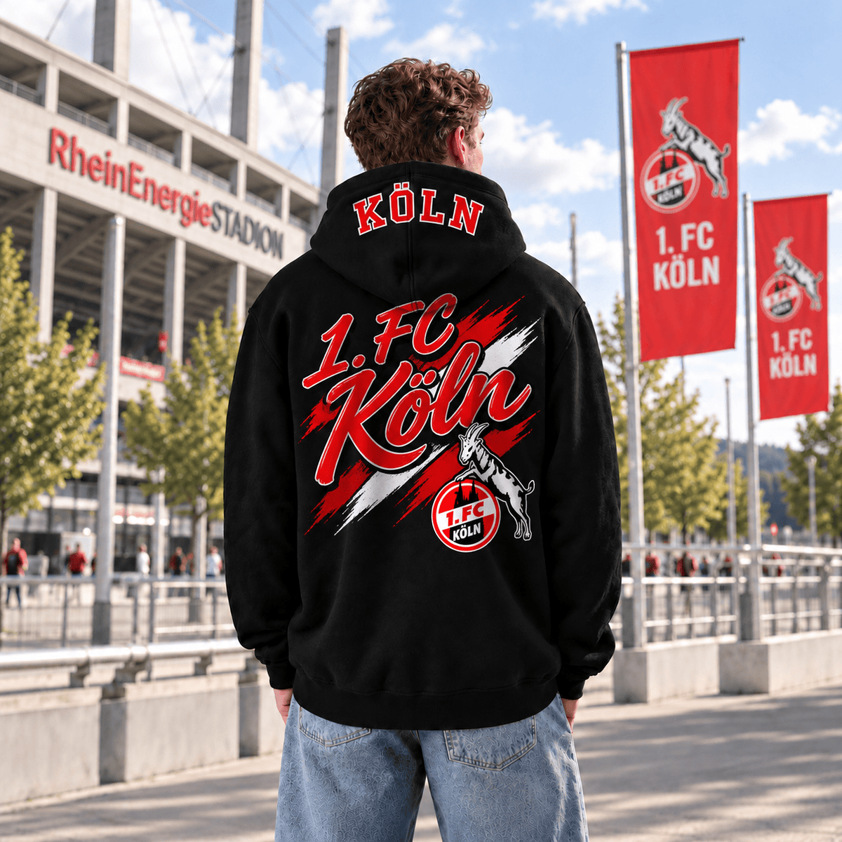 1. FC Köln BDL Hoodie – Black Football Fan Pullover
