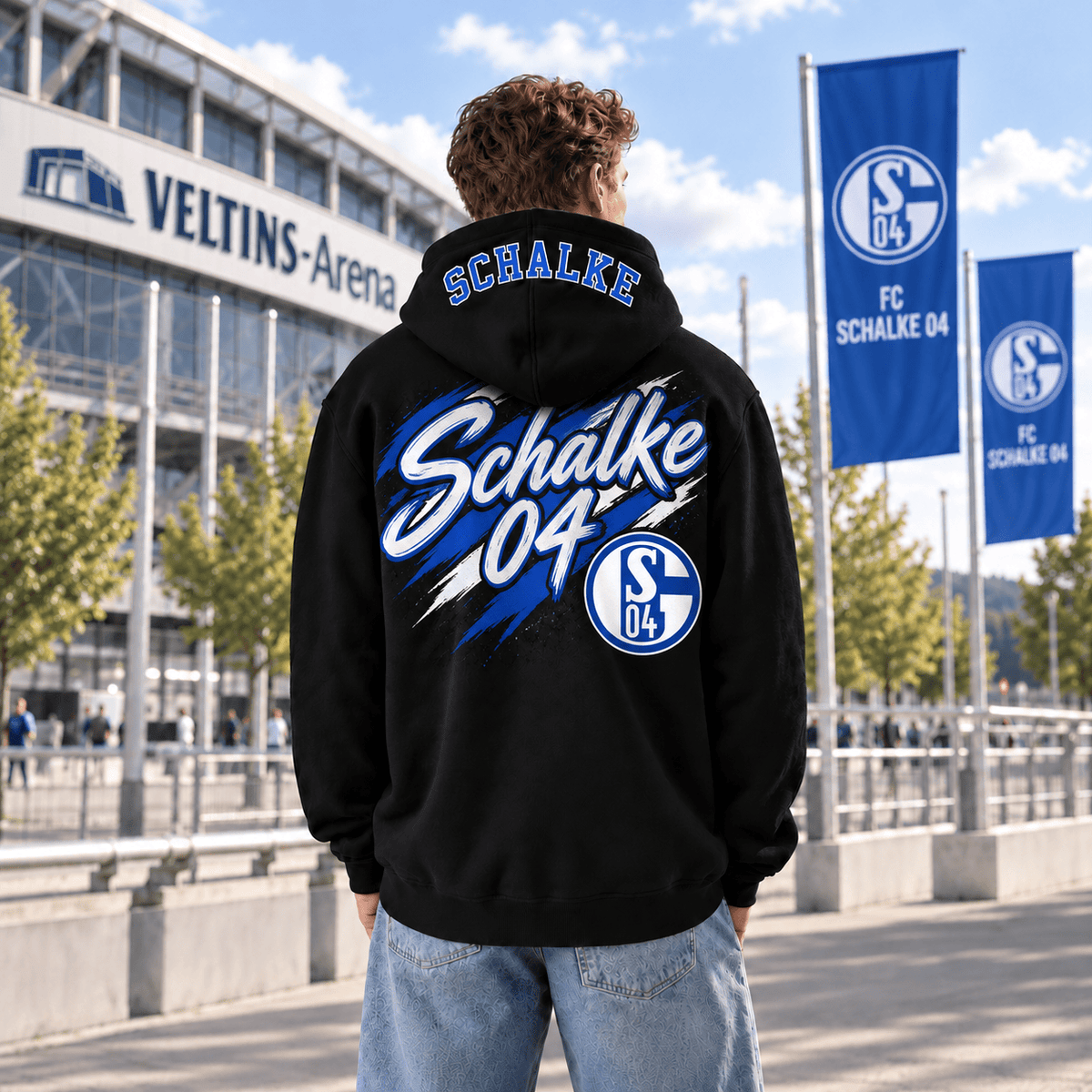 Schalke 04 BDL Hoodie – Black Football Fan Pullover