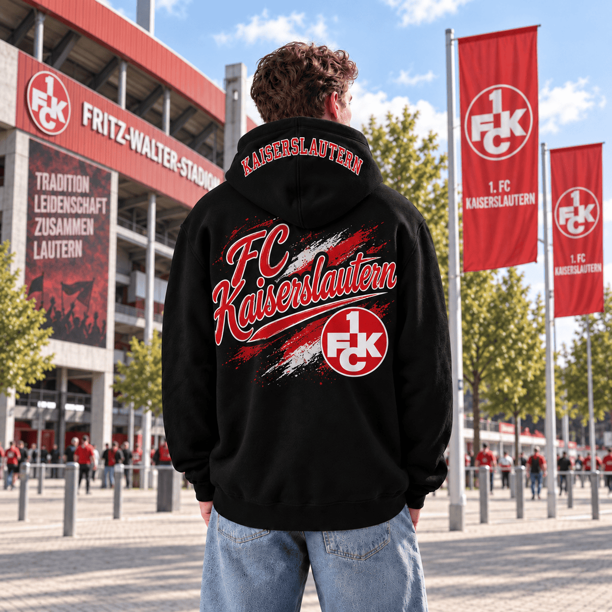 FC Kaiserslautern BDL Hoodie – Black Football Fan Pullover
