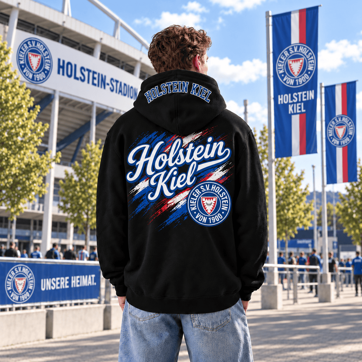 Holstein Kiel BDL Hoodie – Black Football Fan Pullover