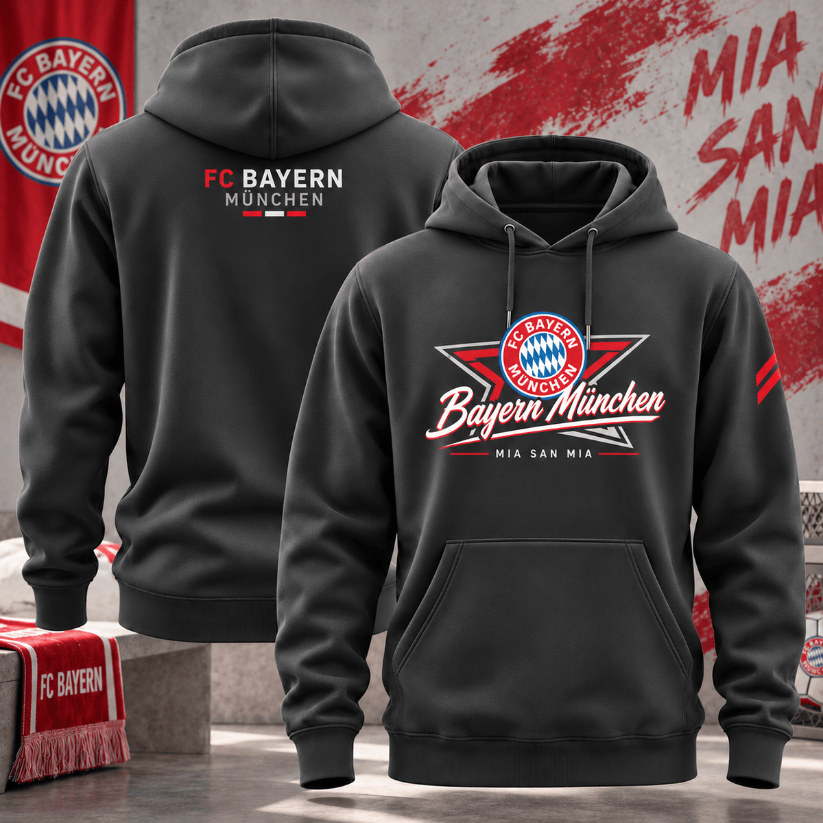 Bayern Munich BDL Hoodie – German Bundesliga Soccer Fan Pullover