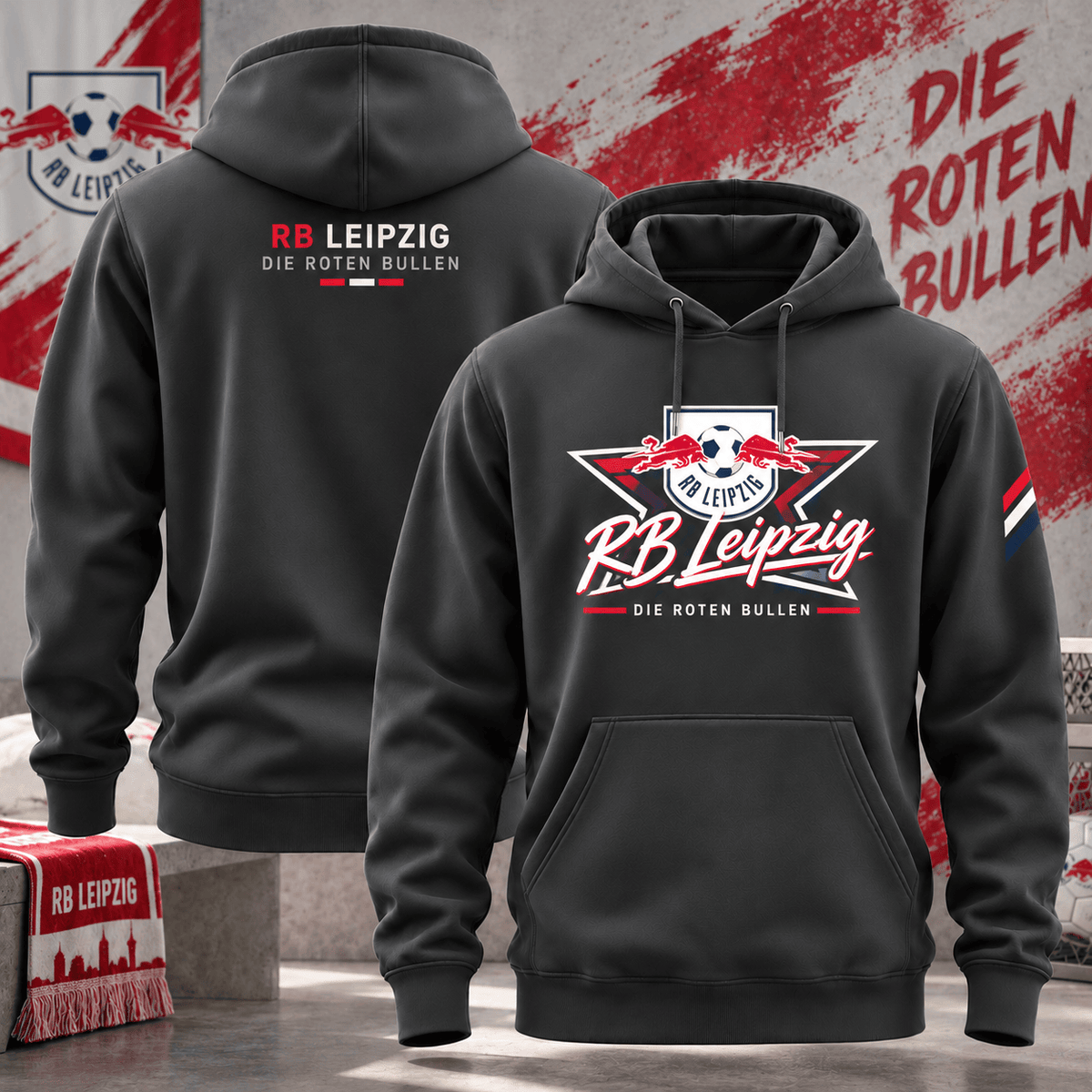 RB Leipzig BDL Hoodie – German Bundesliga Soccer Fan Pullover
