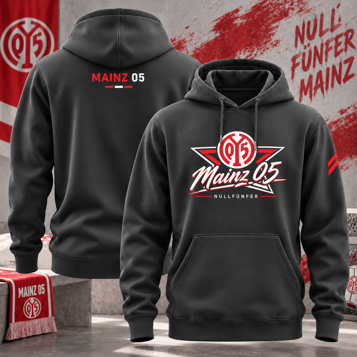 Mainz 05 BDL Hoodie – German Bundesliga Soccer Fan Pullover
