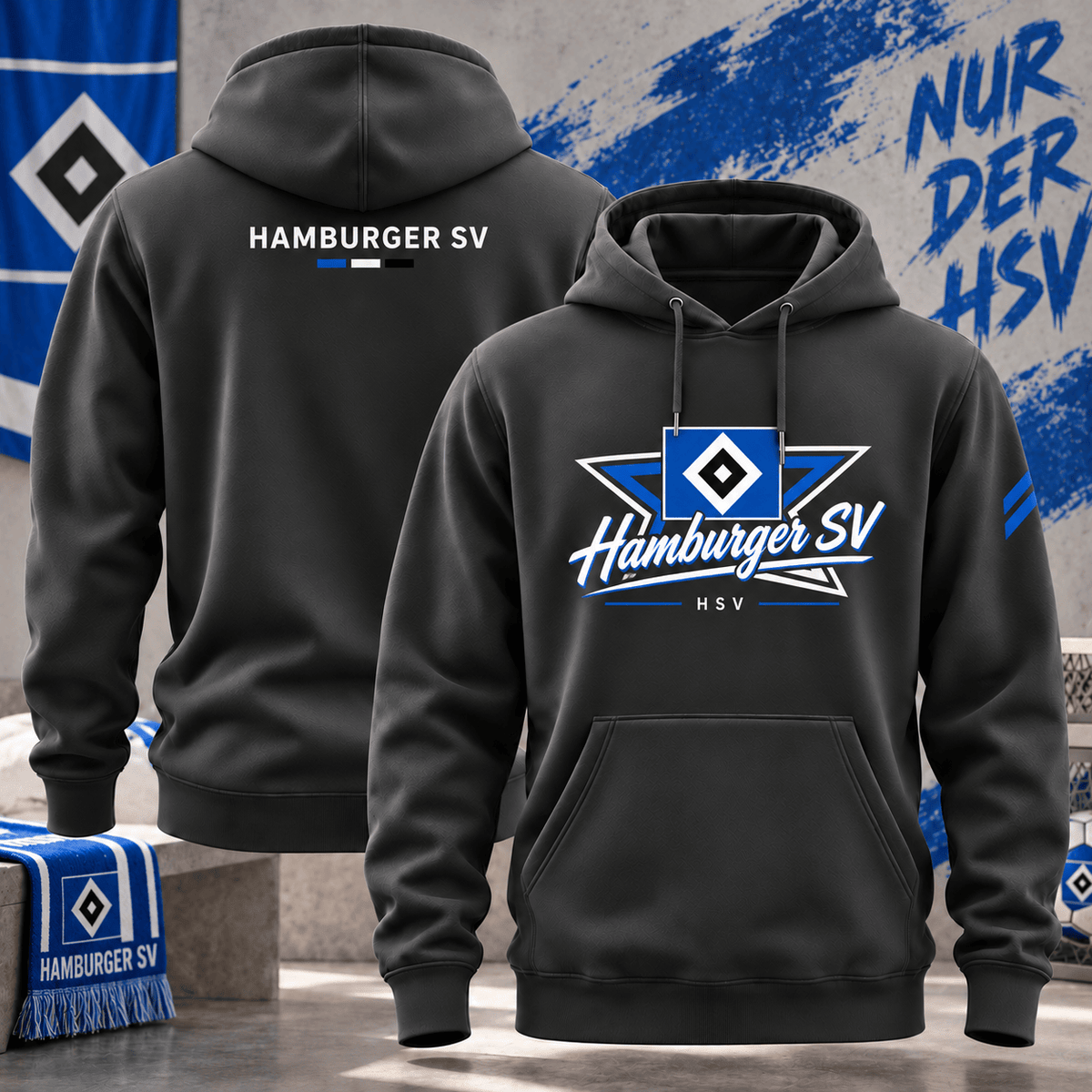 Hamburger SV BDL Hoodie – German Bundesliga Soccer Fan Pullover