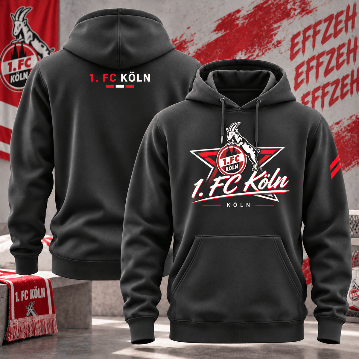 1. FC Köln BDL Hoodie – German Bundesliga Soccer Fan Pullover