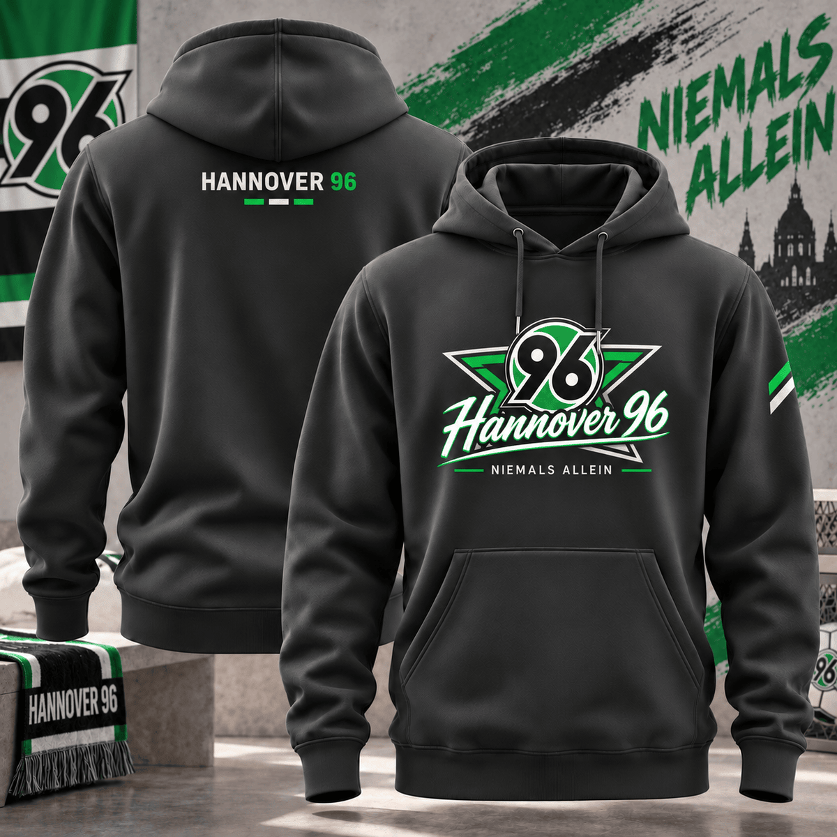 Hannover 96 BDL Hoodie – German Bundesliga Soccer Fan Pullover