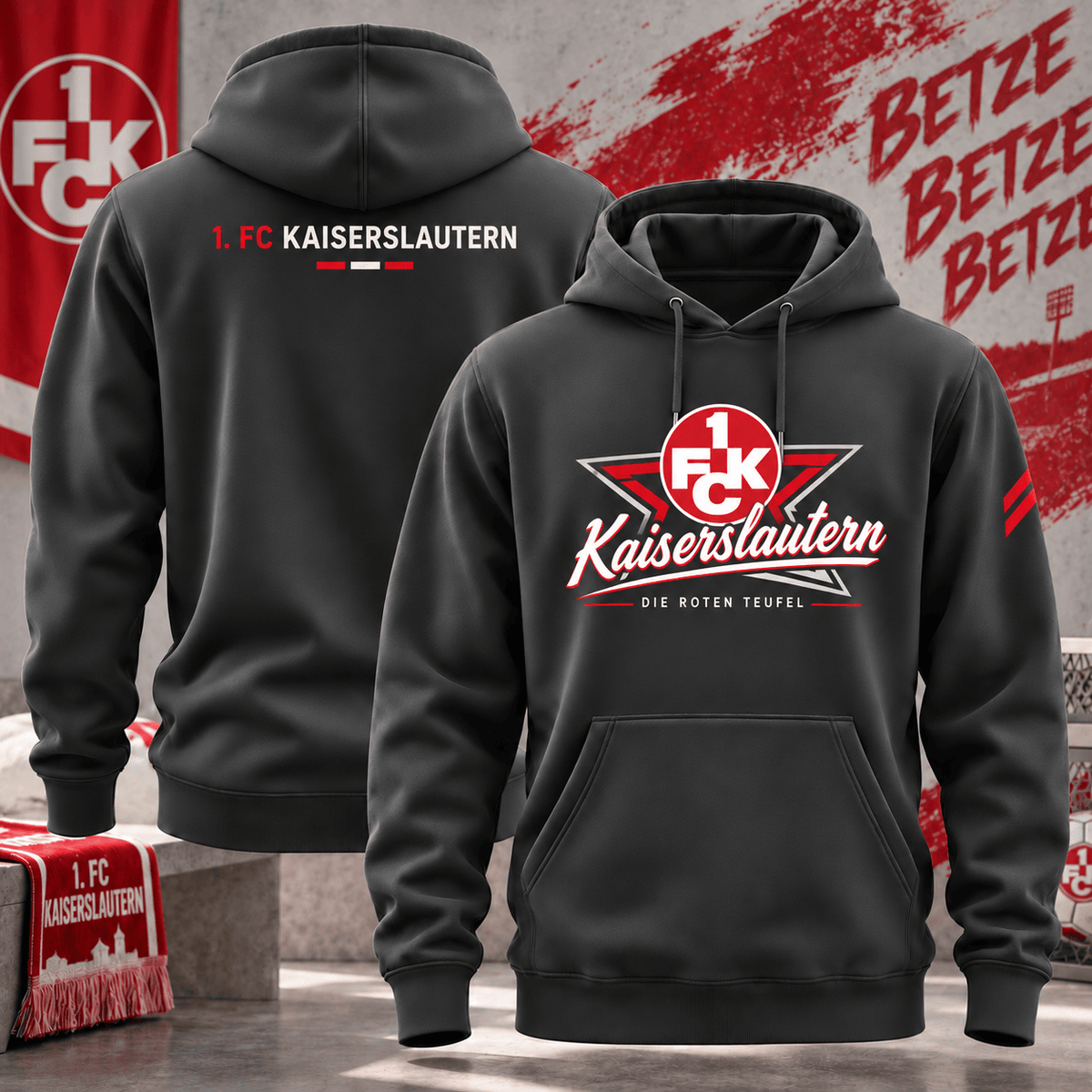 FC Kaiserslautern BDL Hoodie – German Bundesliga Soccer Fan Pullover