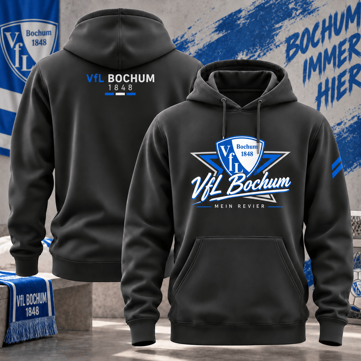VfL Bochum BDL Hoodie – German Bundesliga Soccer Fan Pullover