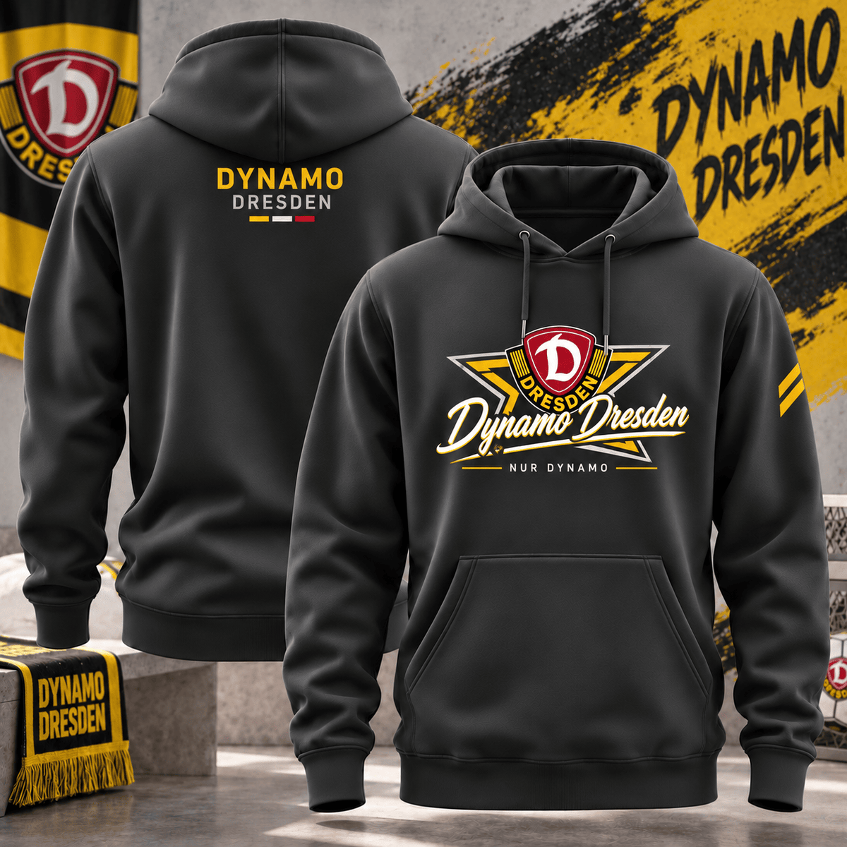 Dynamo Dresden BDL Hoodie – German Bundesliga Soccer Fan Pullover