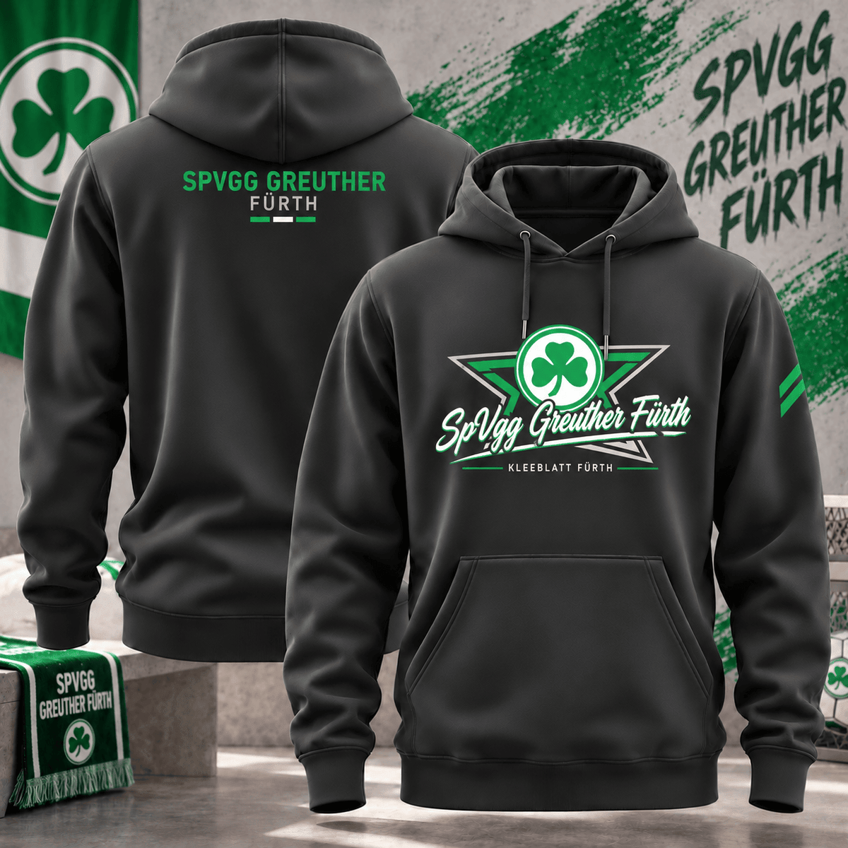 SpVgg Greuther Fürth BDL Hoodie – German Bundesliga Soccer Fan Pullover