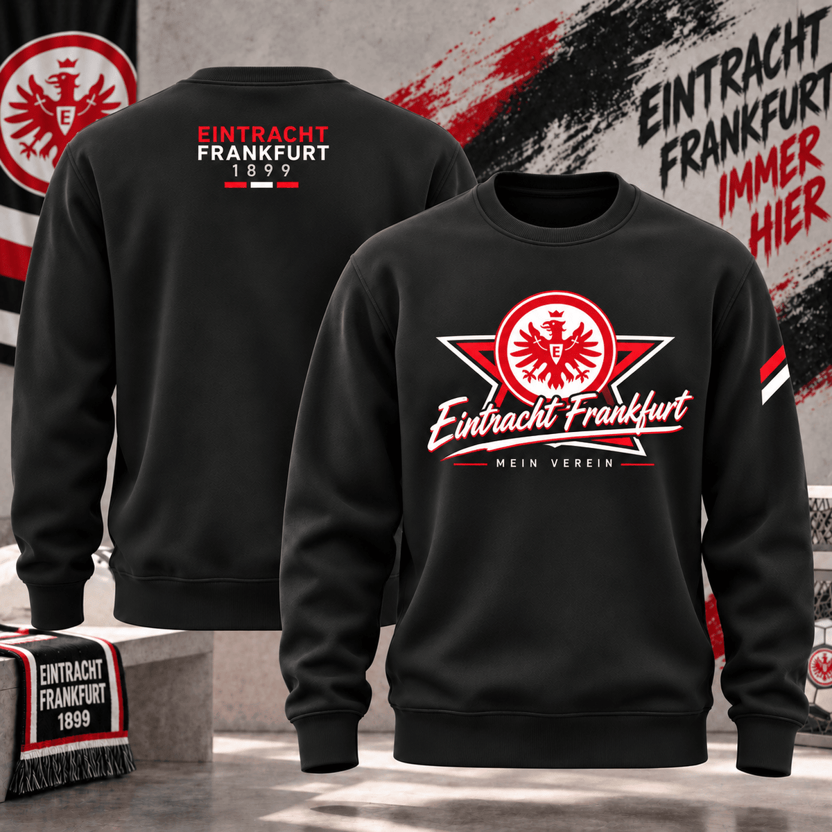 Eintracht Frankfurt Football Sweatshirt – Vintage Inspired Fan Apparel