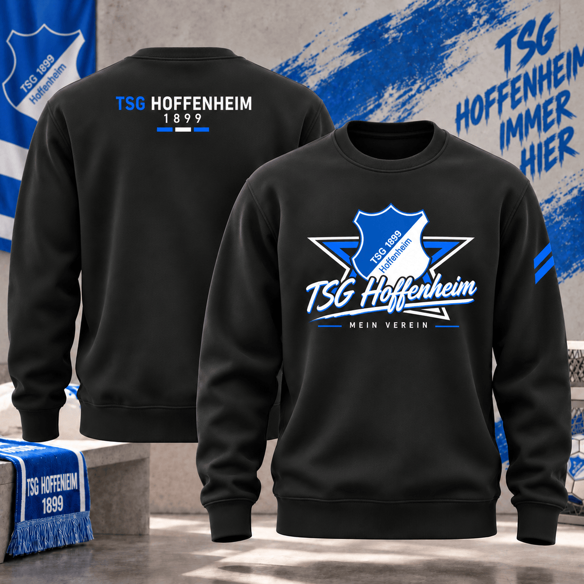 TSG Hoffenheim Football Sweatshirt – Vintage Inspired Fan Apparel