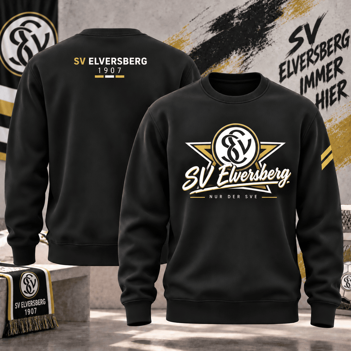 SV Elversberg Football Sweatshirt – Vintage Inspired Fan Apparel