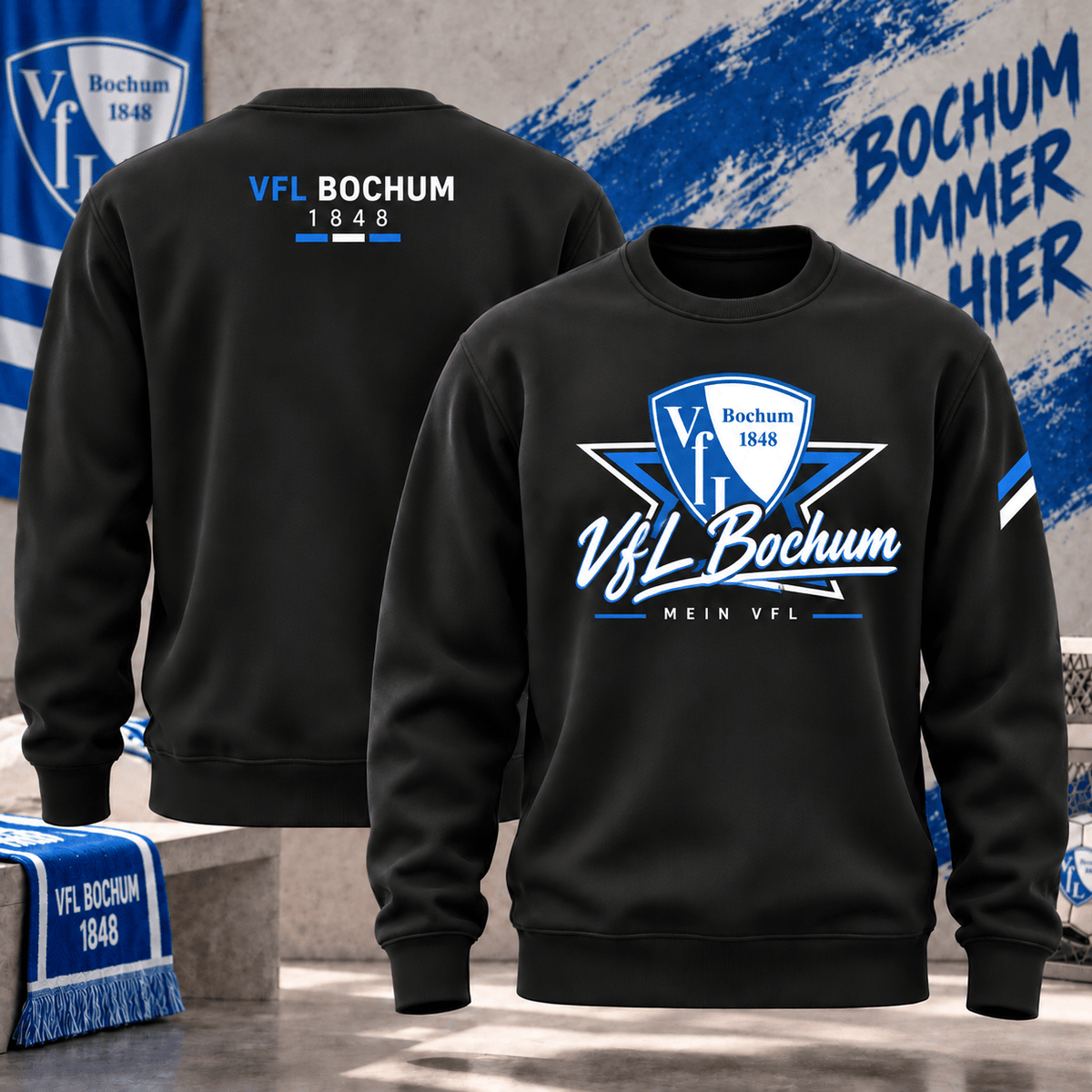 VfL Bochum Football Sweatshirt – Vintage Inspired Fan Apparel