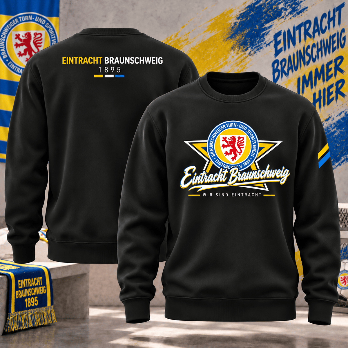 Eintracht Braunschweig Football Sweatshirt – Vintage Inspired Fan Apparel