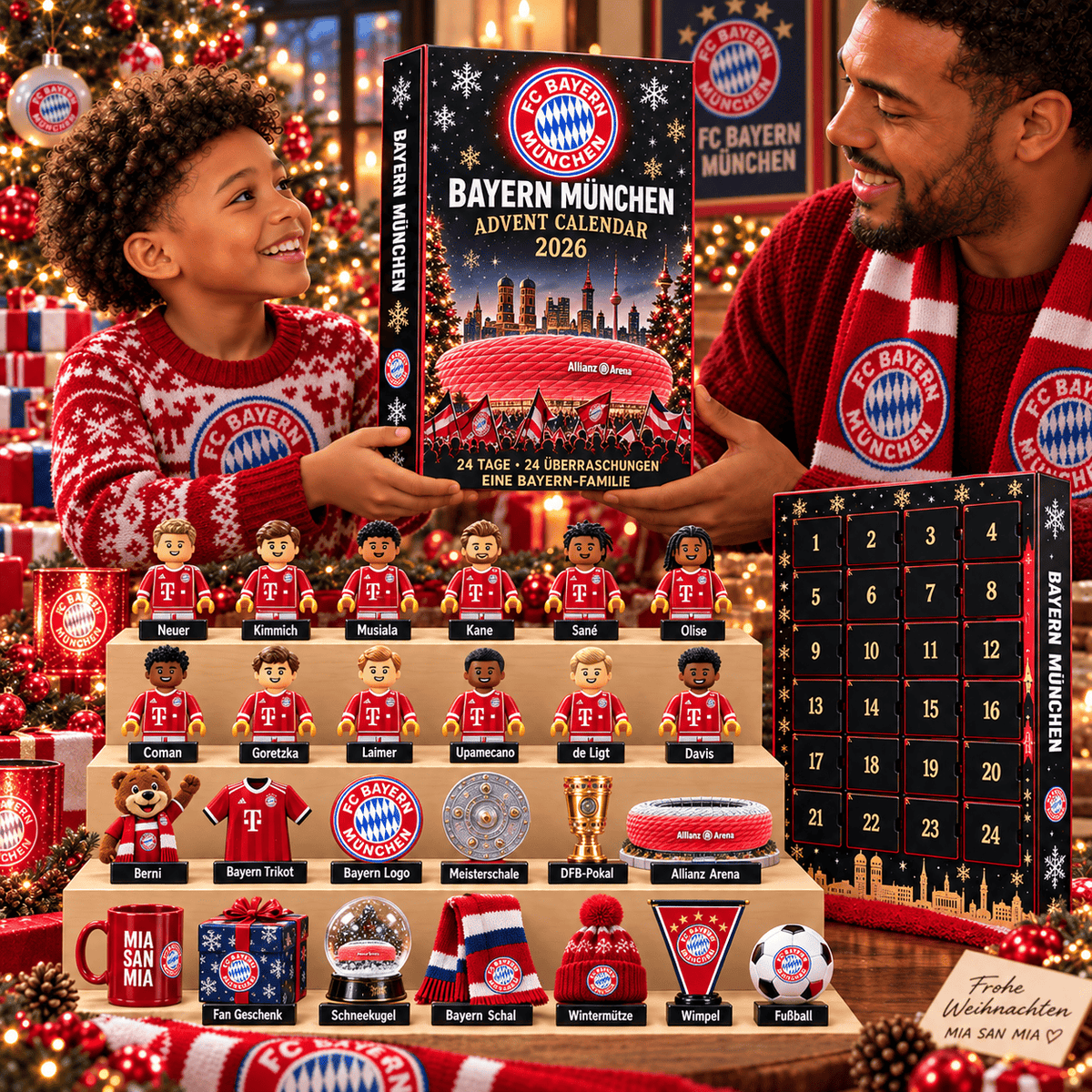 Bayern Munich 2026 Advent Calendar – 24 Days of Football Collectibles & Gifts