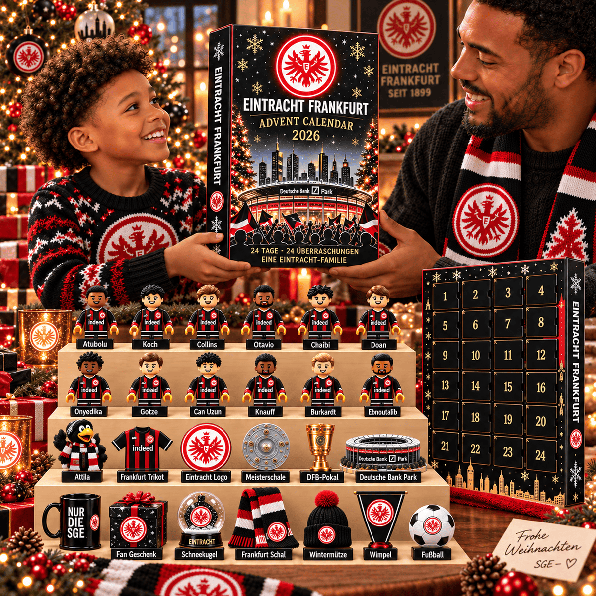 Eintracht Frankfurt 2026 Advent Calendar – 24 Days of Football Collectibles & Gifts