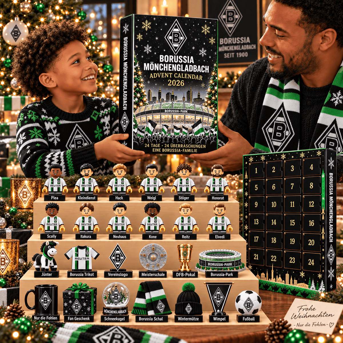 Borussia Mönchengladbach 2026 Advent Calendar – 24 Days of Football Collectibles & Gifts