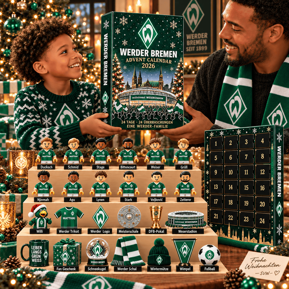 Werder Bremen 2026 Advent Calendar – 24 Days of Football Collectibles & Gifts