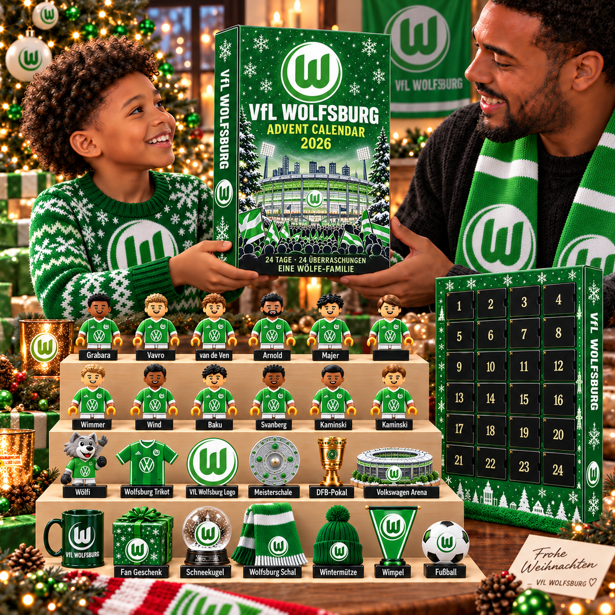 VfL Wolfsburg 2026 Advent Calendar – 24 Days of Football Collectibles & Gifts