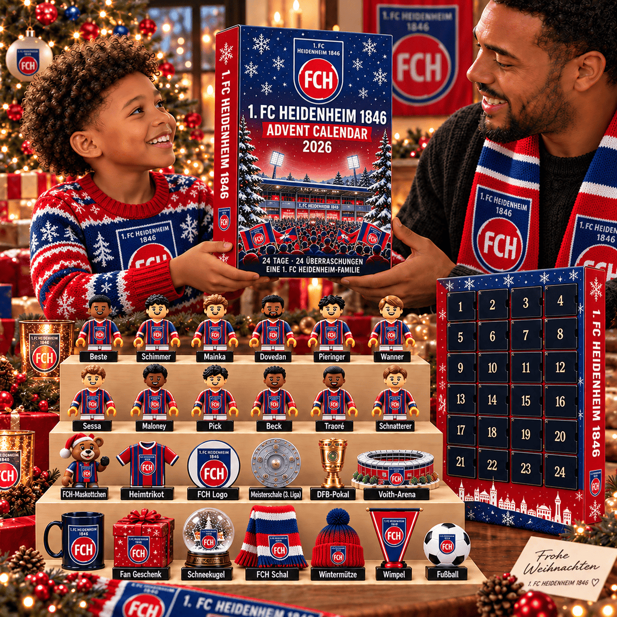FC Heidenheim 2026 Advent Calendar – 24 Days of Football Collectibles & Gifts