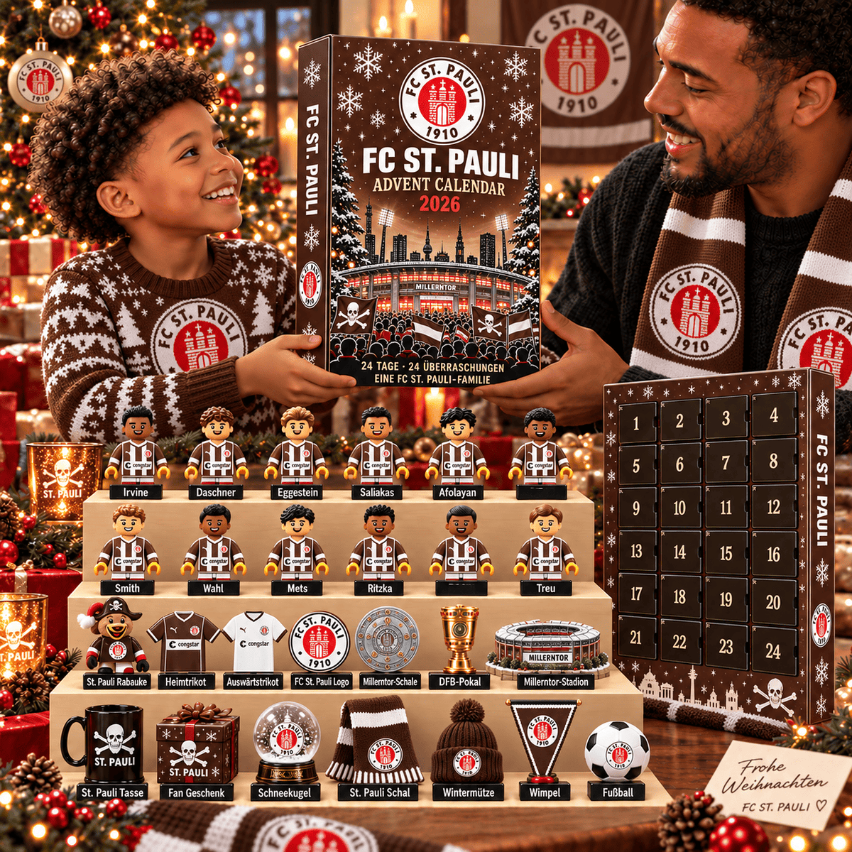 FC St. Pauli 2026 Advent Calendar – 24 Days of Football Collectibles & Gifts