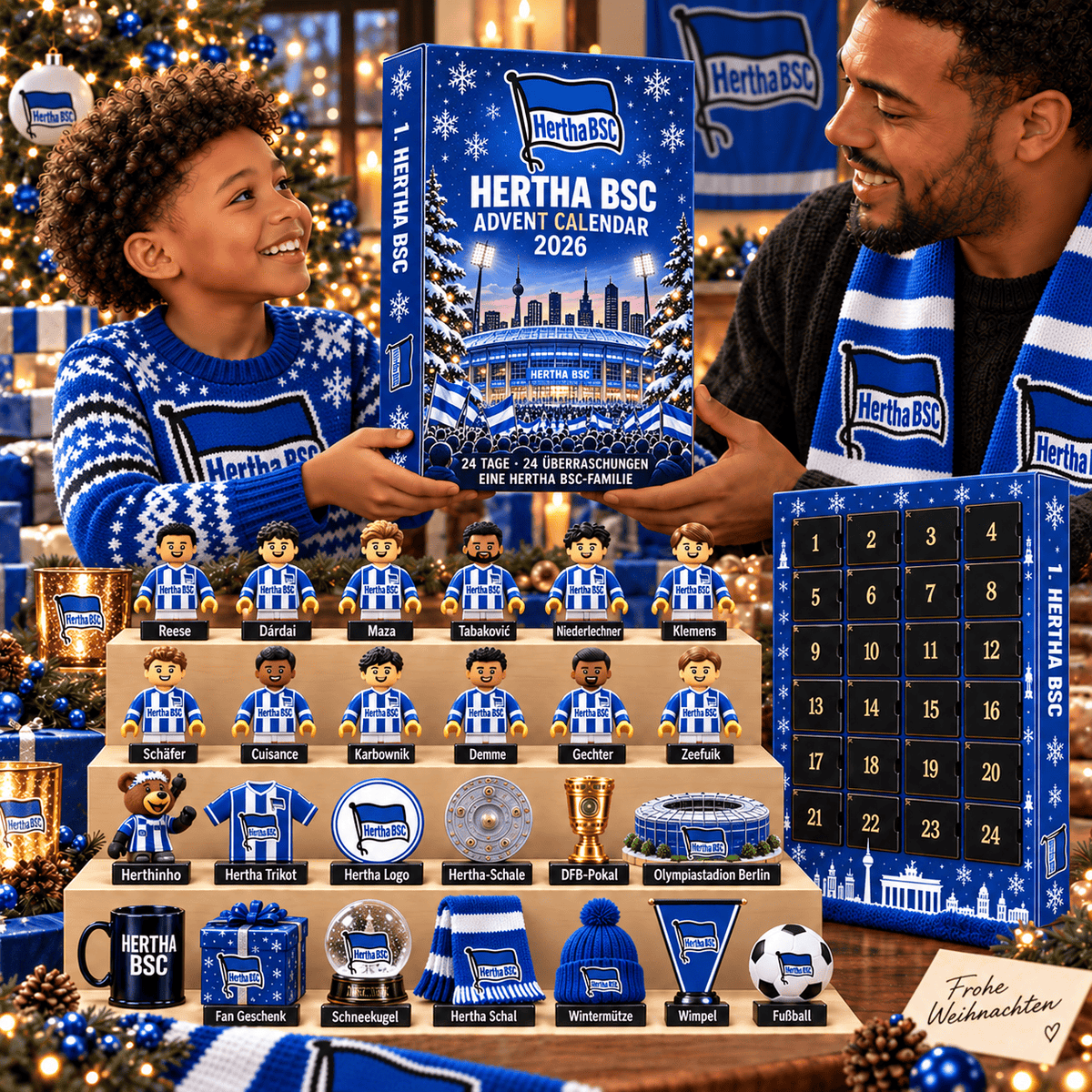 Hertha BSC 2026 Advent Calendar – 24 Days of Football Collectibles & Gifts