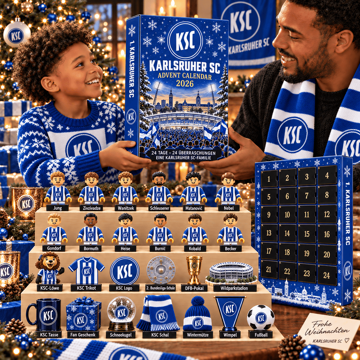 Karlsruher SC 2026 Advent Calendar – 24 Days of Football Collectibles & Gifts