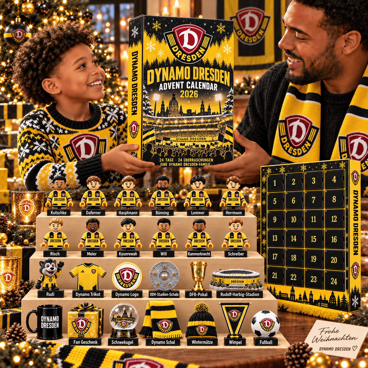 Dynamo Dresden 2026 Advent Calendar – 24 Days of Football Collectibles & Gifts